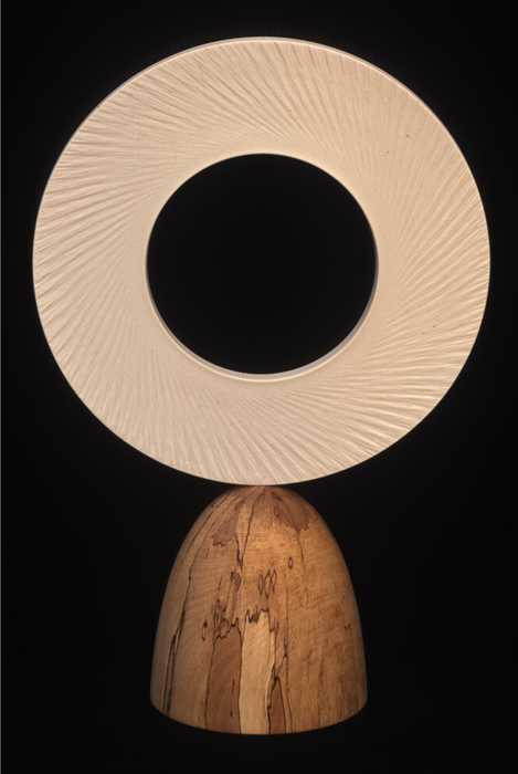 11b porcelain disk on stand