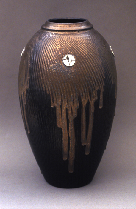 27 stoneware element vase